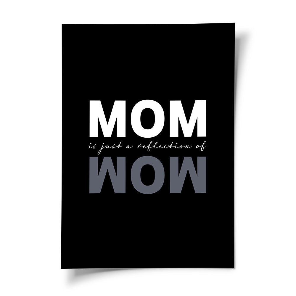 Wandposter Mama Geschenk