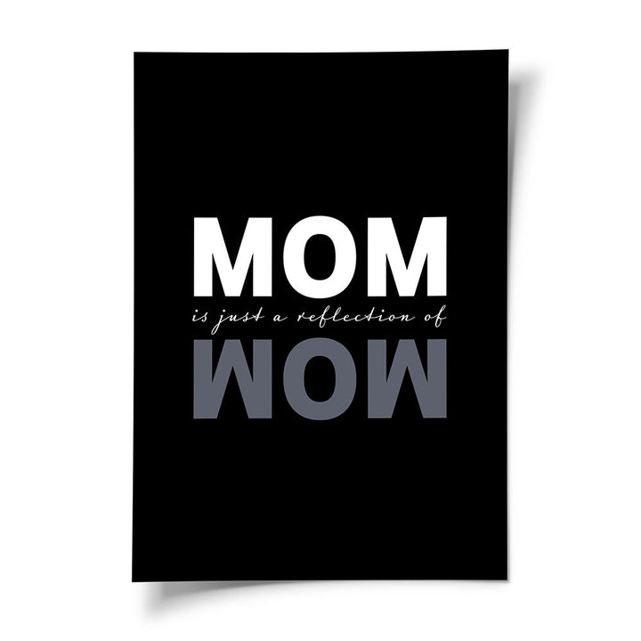 Wandposter Mama Geschenk