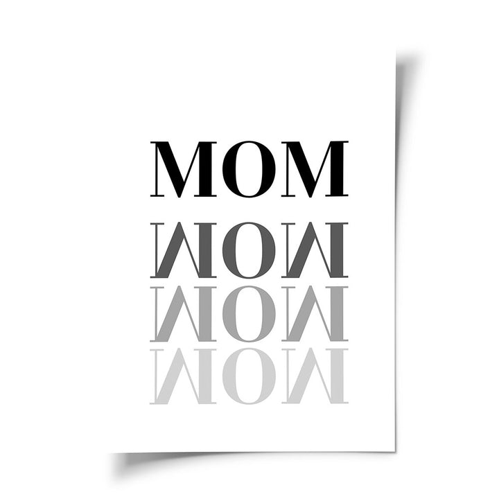 Wandposter Mama Geschenk