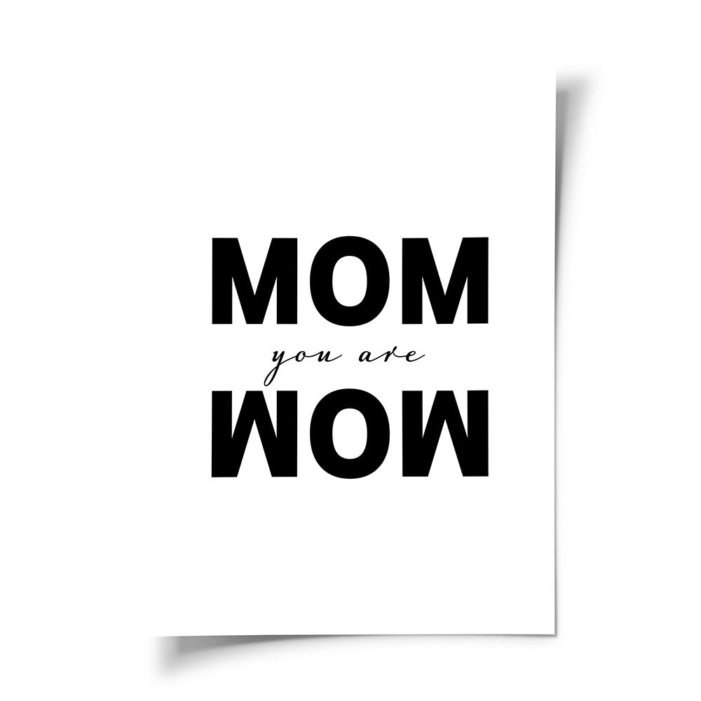 Wandposter Mama Geschenk