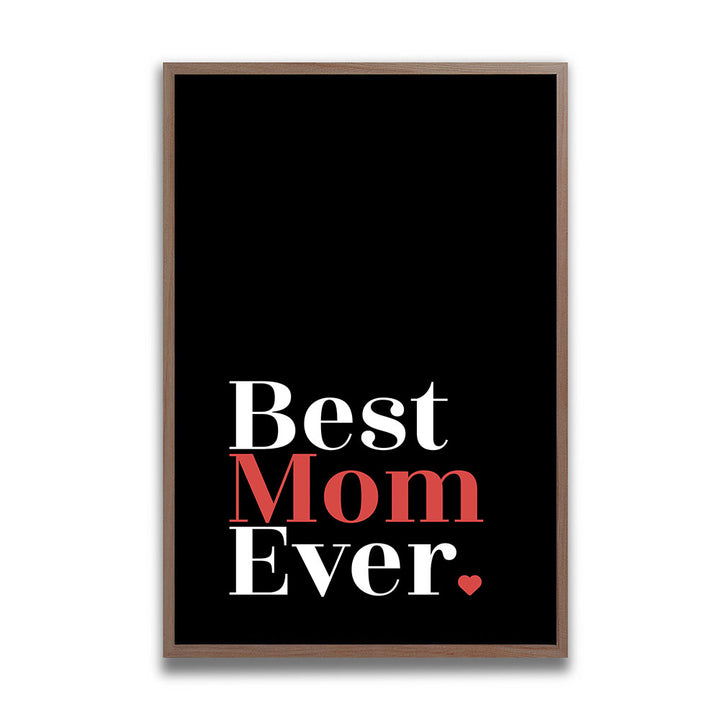 Gerahmtes Poster Geschenk Mama