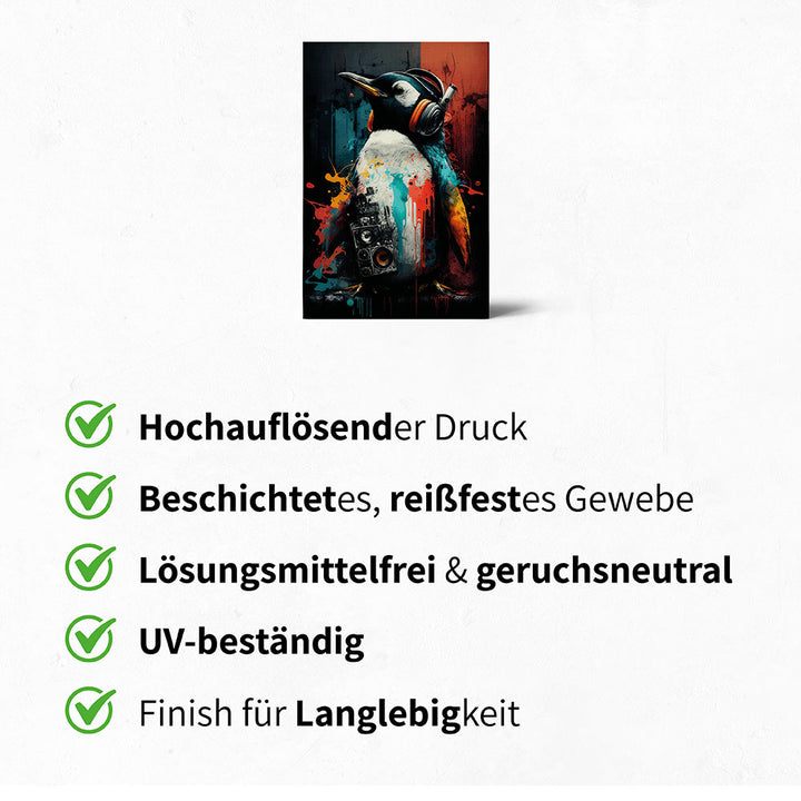 UV-beständige Leinwand