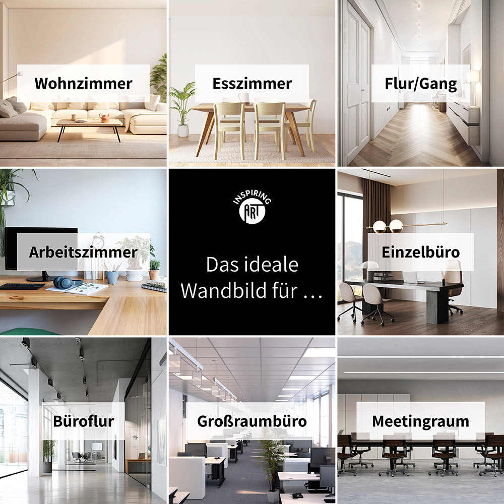 Der ideale Tag wird nie kommen. Der … – Leinwand Wandbild Motivation