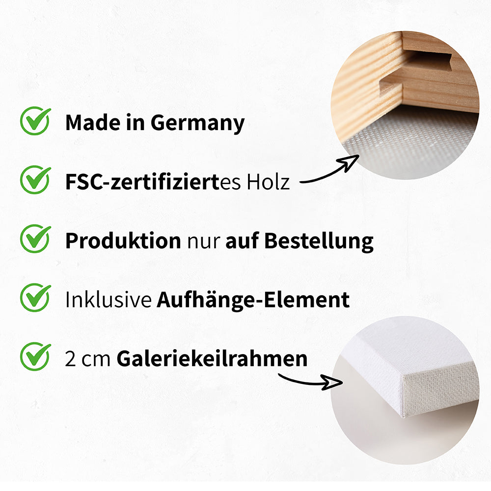 Leinwand Made in Germany