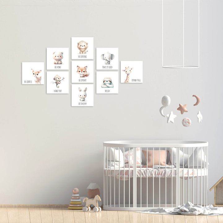 Susi Schlummerflausch – Baby-Kinder-Wandbild MIXPIX – Tiermotiv Faultier