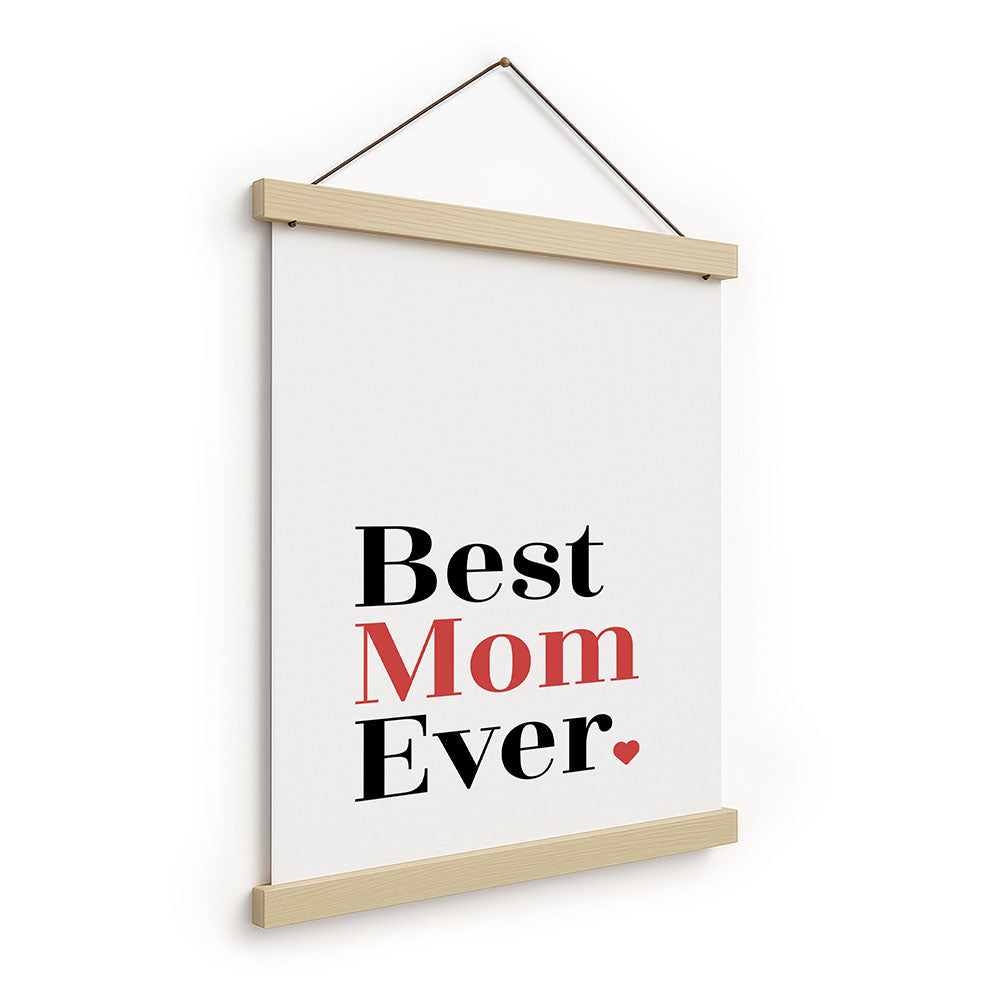 Stoffbild zum Aufhängen Mama