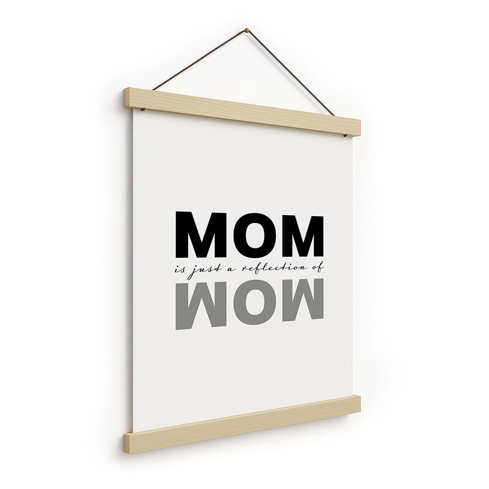 Stoffbild zum Aufhängen Mama