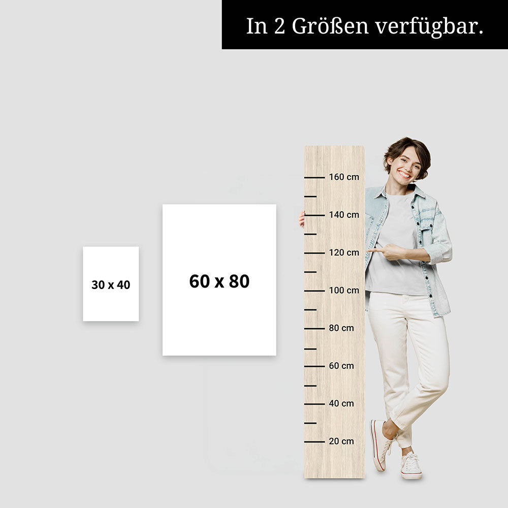 "Best mom ever" Typografie - Stoffbild mit Holzleisten in Schwarz-Weiß-Pink