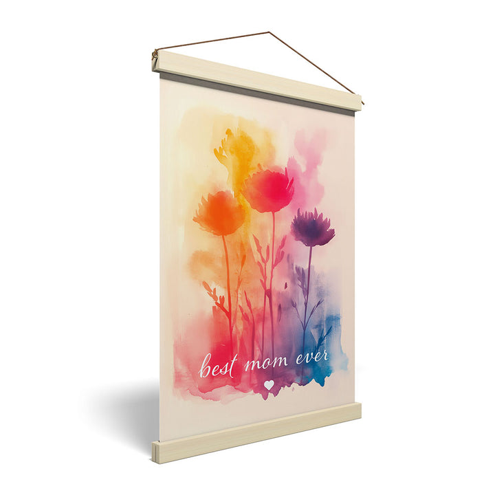 Canvas Hanger Wandbild Best mom ever