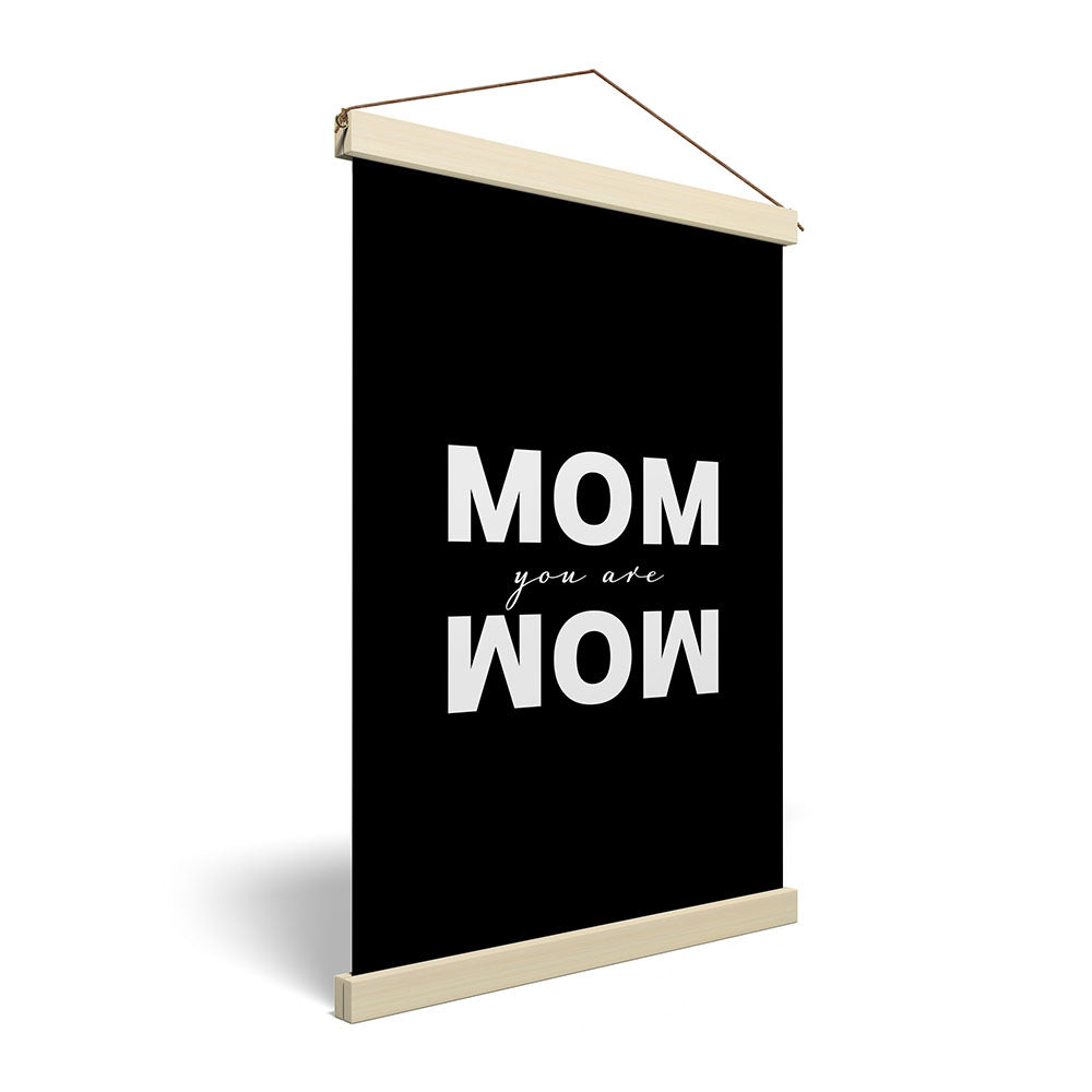 Canvas Hanger Mom you are wow Geschenk Mama