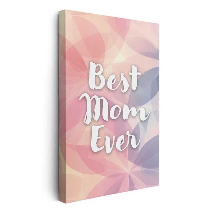 Leinwandbild Flower Power Mama Geschenk