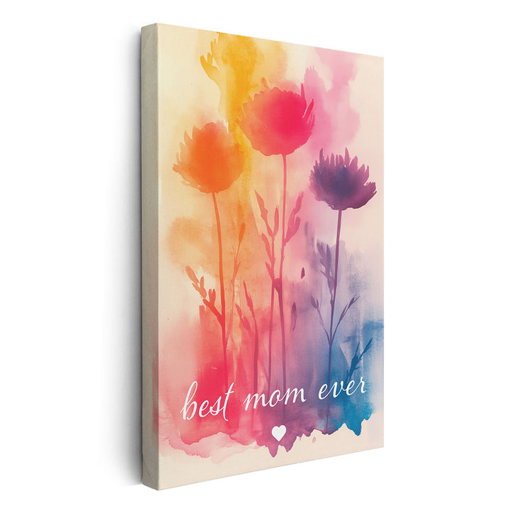 Florales Leinwandbild Muttertag