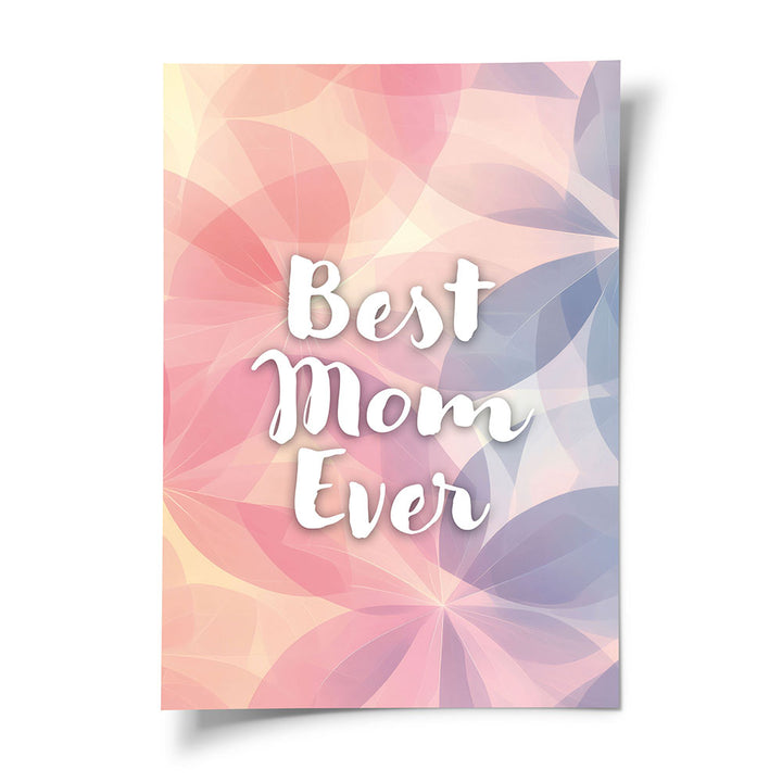 Buntes Poster Mama Geschenk