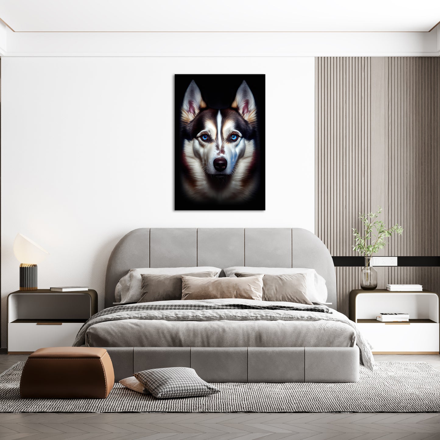 Wandbild Husky Portrait