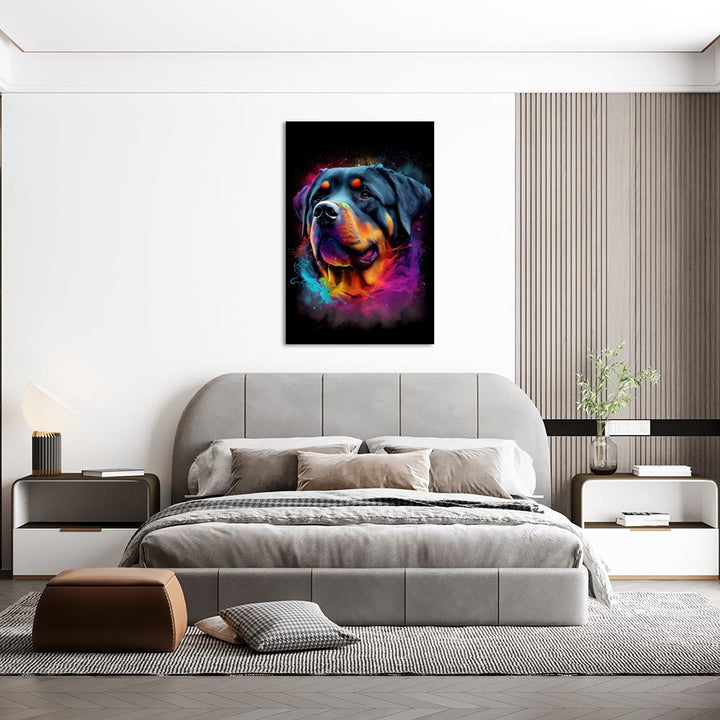 Wandbild Rottweiler Hund