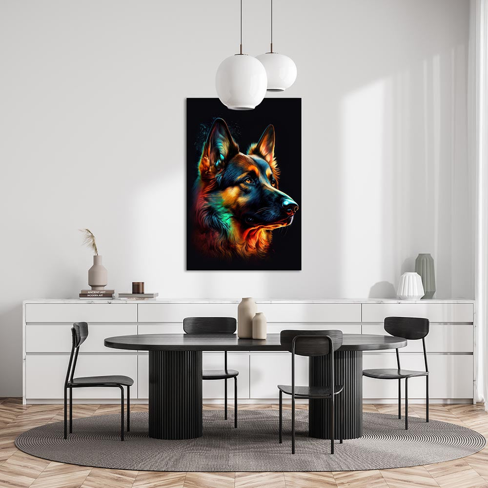 Leinwand Deutscher Schäferhund Hund Bild
